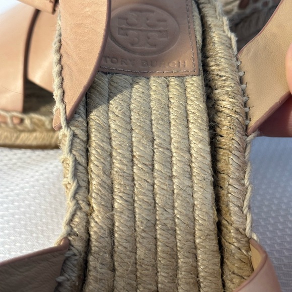 Tory Burch Beige Espadrille Wedges - Picture 4 of 9
